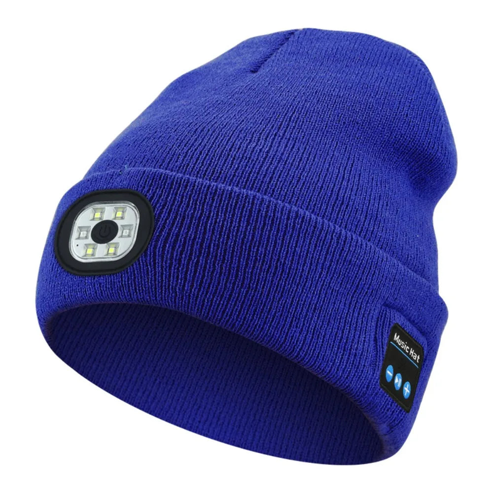 3-in-1 Function Bluetooth Beanie with Light