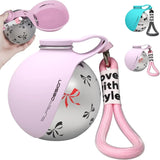Portable Dog Water Bottle with Bowl