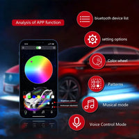 Personalized Car Floor Mat Light