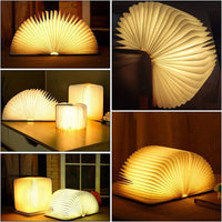 Wooden Book Light