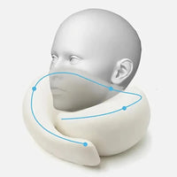 Memory Foam Neck Pillow Travel Snail Design