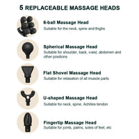 6-Heads Handhel Fascia Gun