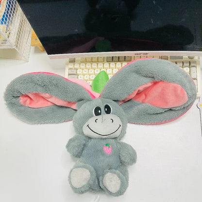 Strawberry Donkey Breathing Plush Doll