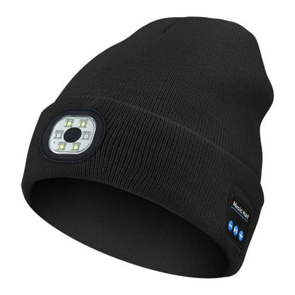 3-in-1 Function Bluetooth Beanie with Light